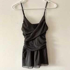 EXPRESS Gray Chiffon Tank Size XS